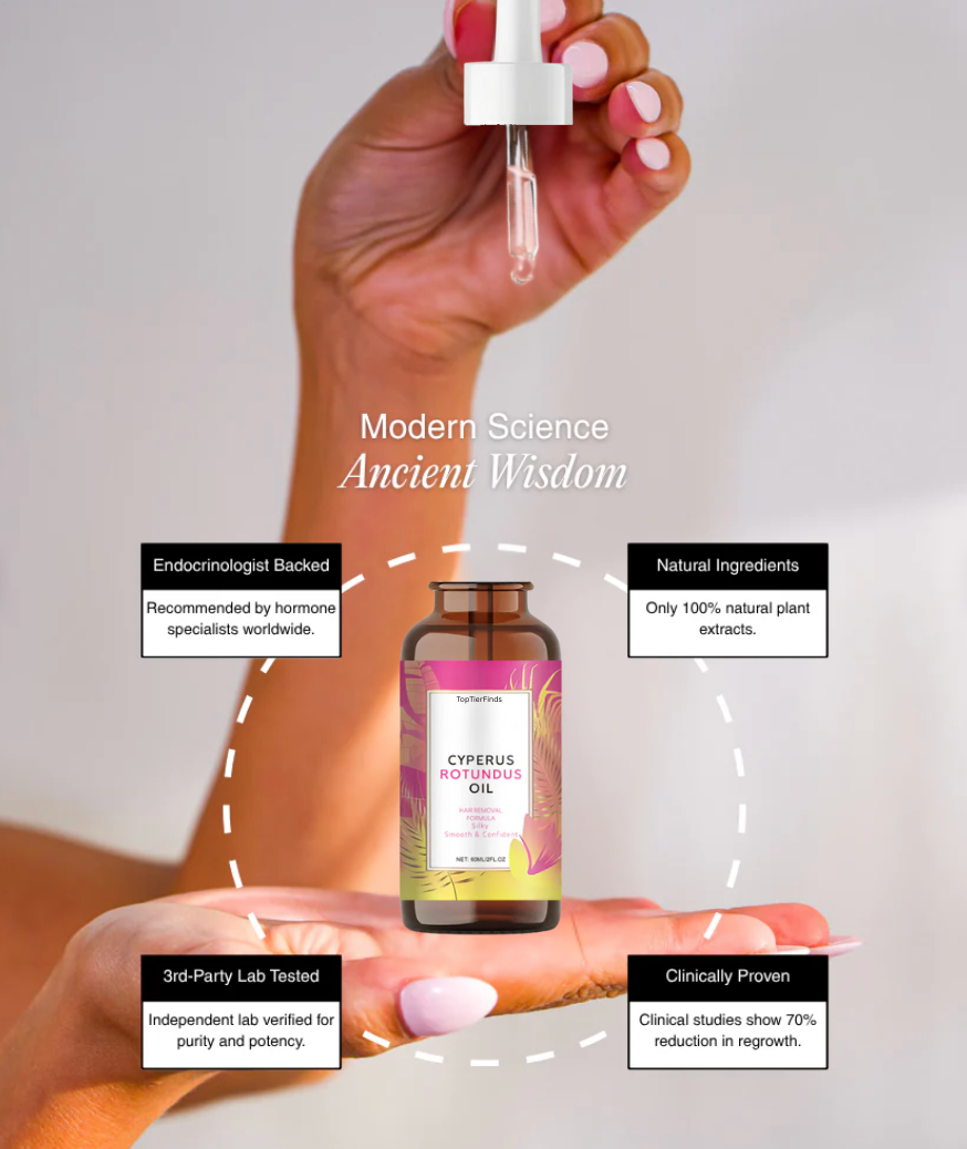 Cyperus Rotundus Hair Growth Inhibiting Oil